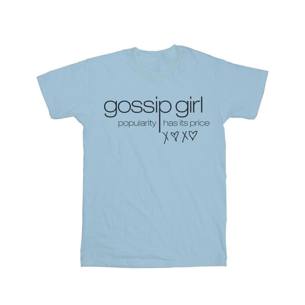 Gossip Girl Womens/Ladies Popularity Has It�'s Price Cotton Boyfriend T-Shirt /